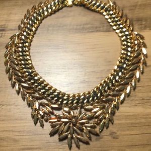 BCBG Maxazria Gold Statement Necklace
